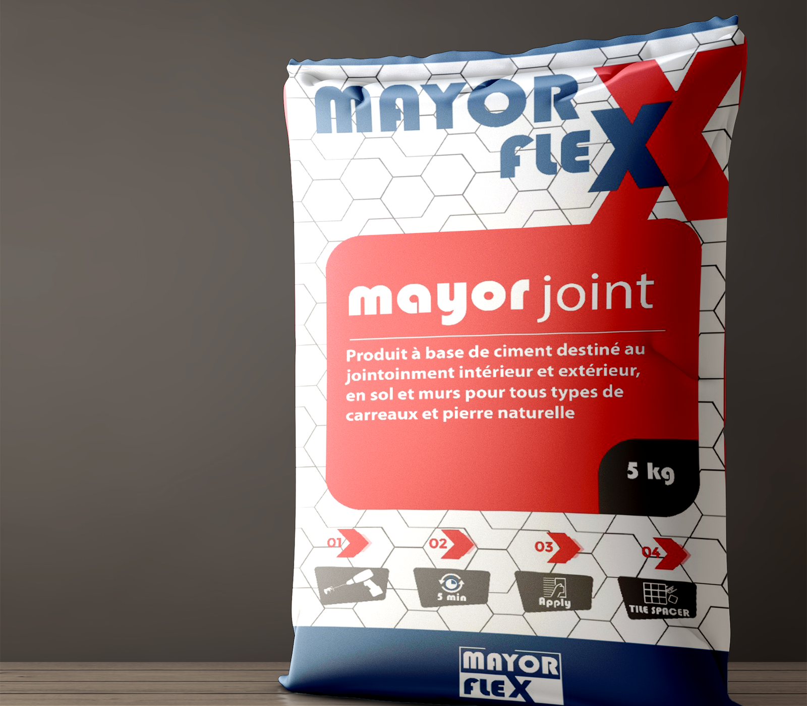 MAYOR FLEX se spécialise dans la vente de Mortier Jointoiement